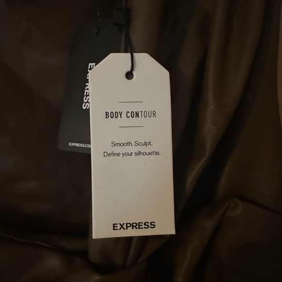 NWT Express Mocha Body Contour Dress - Picture 8 of 9